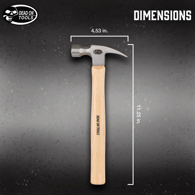 Dead On Tools-10oz Smooth Face Finishing Hammer,(DOH10S11)