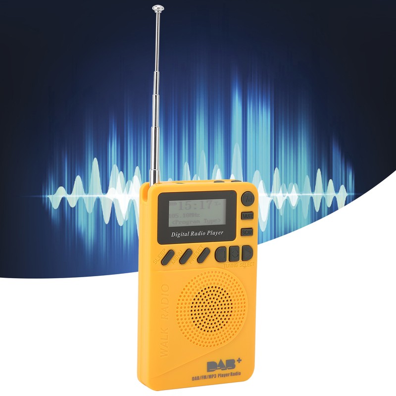 DABP9 Portable Pocket Radio LCD Display Speaker MP3 Player Digital