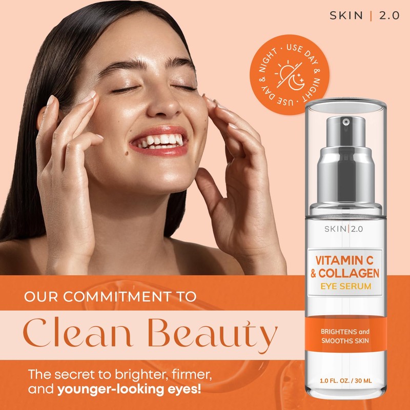 Skin 2.0 Vitamin C & Collagen Eye Serum - Dermatologist