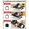 Vegetable Chopper Slicer Food Chopper with Container Veggie Dicer Cutter