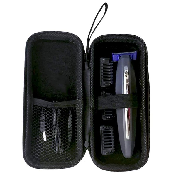 INVODA Hard Shaver Case for OneBlade Face and Body Hybrid Electric Trimmer Shaver Travel Case Compatible QP2630 QP2520 (Black)