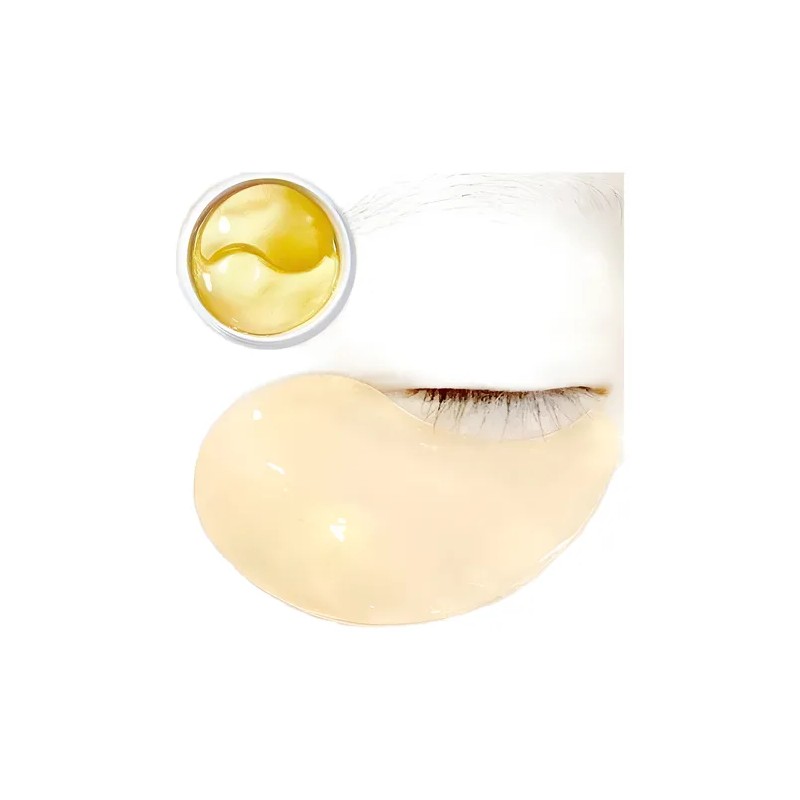 Parches Hidrogel Para Ojos Colgeno Oro, 3 Cajas Normal