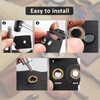 Litoexpe 1.5MM Tiny Grommets Eyelets 200 Pcs, Self Backing Eyelets