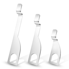 NCTNCX Tailgate Stand 10/15/20 cm 3 Pack Stainless Steel Tailgate for VW T4 T5 T6 Multivan/California/Camping/Bus Tailgate Stand (3)