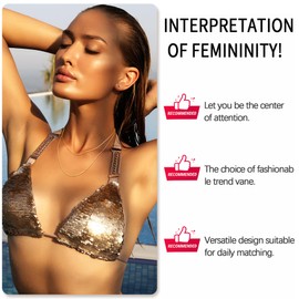 Eterjew Italian 1.1mm Real 18K Plated Gold Chain Necklace for Women, Women's Cable Chain Necklace for Women 22 Inch