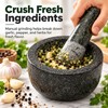 Ceramic Mortar and Pestle for Food Grinding – Compact 3.74