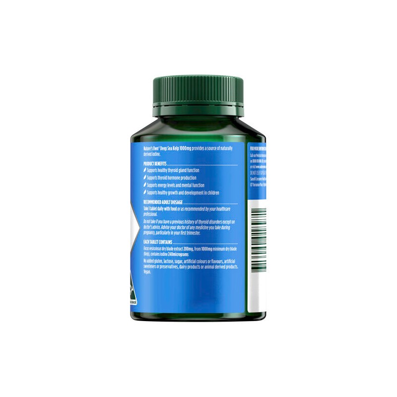 Nature's Own Kelp 1000Mg 200 Tablets