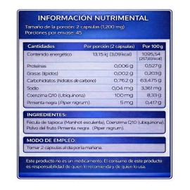 Coenzima Q10 Antioxidante Cápsulas Essentials