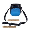 FUZVOL Climbing Chalk Bag Blue Bucket Magnesium Chalk Bag with
