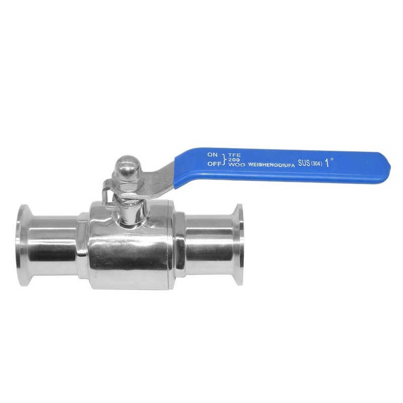 Beduan 1.5" Tri-Clamp Ball Valve Stainless Steel Sanitary Valve for