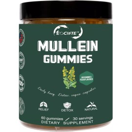 EOCUTE 9 in 1 Mullein Leaf Extract Gummies for Lung Cleanse, Extra Strength 10000 MG US