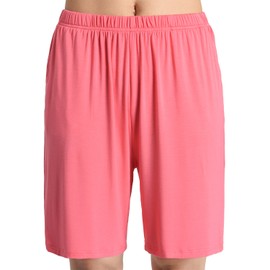 Latuza Women's Soft Sleep Pajama Shorts 2X Watermelon A