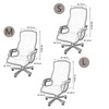 Computer Office Chair Cover - Universal Fit Stretchable Washable Chair