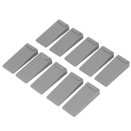 10pcs Door Stoppers Overlapping Grey Elastic Thick Noise Elimination TPR Material Door Hinge Stopper for Hospitals Homes