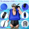 Deekin 2 Pcs Inflatable Vest for Adults with Adjustable Strap