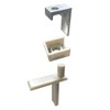 Hinge Pin with Hinge Clip and Bushing for Semi-Frameless Swing