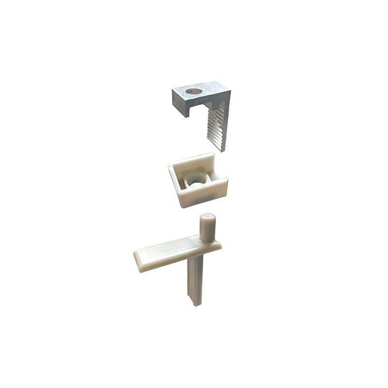 Hinge Pin with Hinge Clip and Bushing for Semi-Frameless Swing