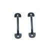 Antrader Mini Cabinet Hardware Handle Pulls, Black, Approx. 2" (50mm)