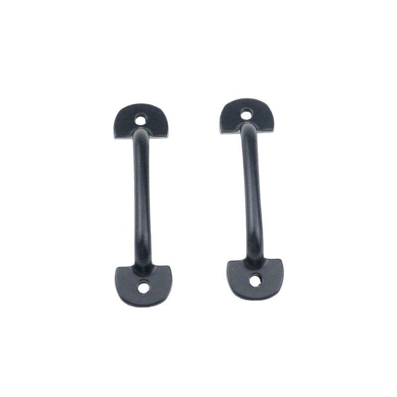 Antrader Mini Cabinet Hardware Handle Pulls, Black, Approx. 2" (50mm)