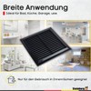 Steinberg14 Black Ventilation Grille 250 x 250 mm - Plastic