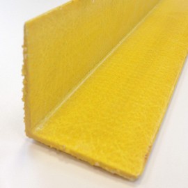 Anti Slip Stair Nosing - Yellow GRP Stair Tread Nosing Edge Grip Strip 500mm, 750mm, 1000mm (1000mm)