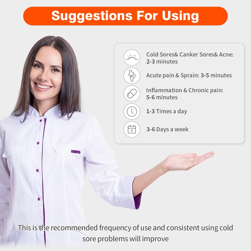 Red Light Cold Sore, Cold Sore Treatment Device, Red Light