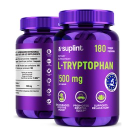 L-Tryptophan 1000mg – Hochdosierte Kapseln – 180 Stück | Für Stimmung & Schlaf | GMP-zertifiziert & in den Niederlanden laborgeprüft