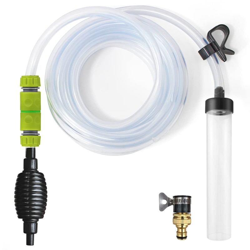 Laifoo 25ft Aquarium Vacuum Gravel Cleaner Fish Tank Cleaner Siphon