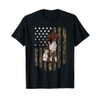 Camo American Flag German Shorthaired Pointer 4th Of July T-Shirt