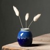 Daittin 3-Piece Ceramic Vase Set - Small Bud Vases for