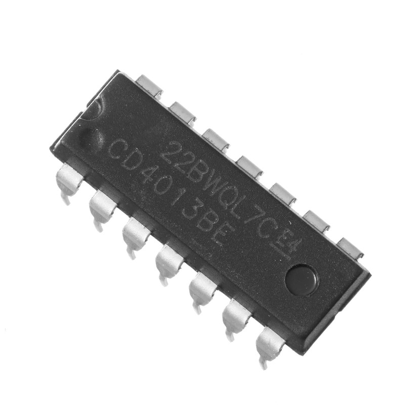 Bridgold 10pcs CD4013BE CD4013HCF CD4013HEF CMOS Dual D-Type Flip Flop