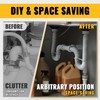 VIVIDA Double Sink Drain Pipe Kit, 1-1/2" Flexible Drain Pipe,