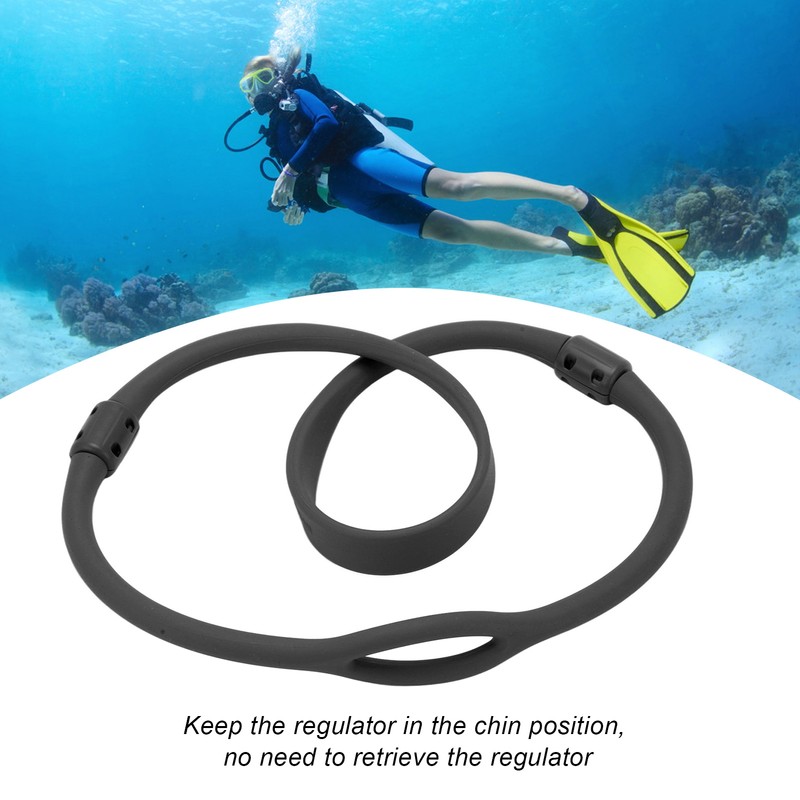 Regulator Holder Scuba Diving Silicone Regulator Necklace Holder Diving Accessories
