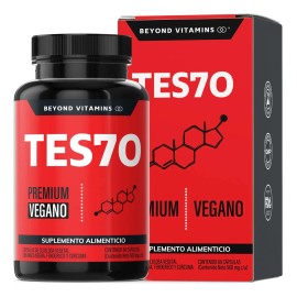 Tes70 Vitaminas Hombres Maca Negra Peruana Fenogreco Creatina Arginina Cúrcuma Curcumina Zinc Más Precursor Natural Cápsula