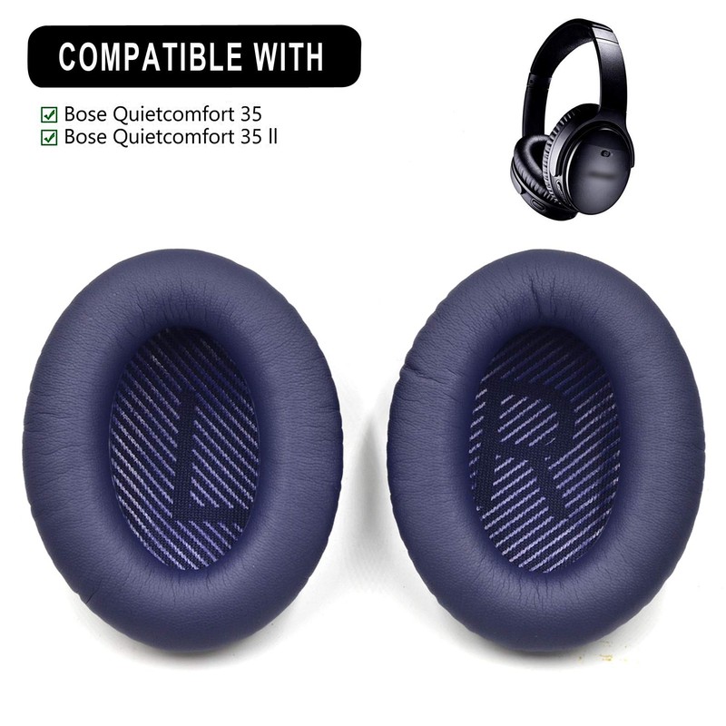 Defean Replacement Ear Cushions Soft Protein Leather and Memory Foam
