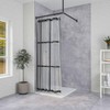 Sealskin Brix Shower Curtain PEVA PVC Free Waterproof Bath Shower