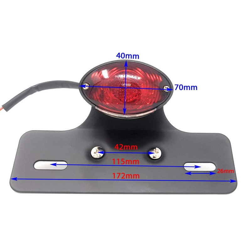 Motorcycle Brake & Tail Light LED for Retro Vintage Custom