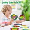 SpriteGru 9 Pieces Kids Lacing Cards, Double Sided Sewing Cards