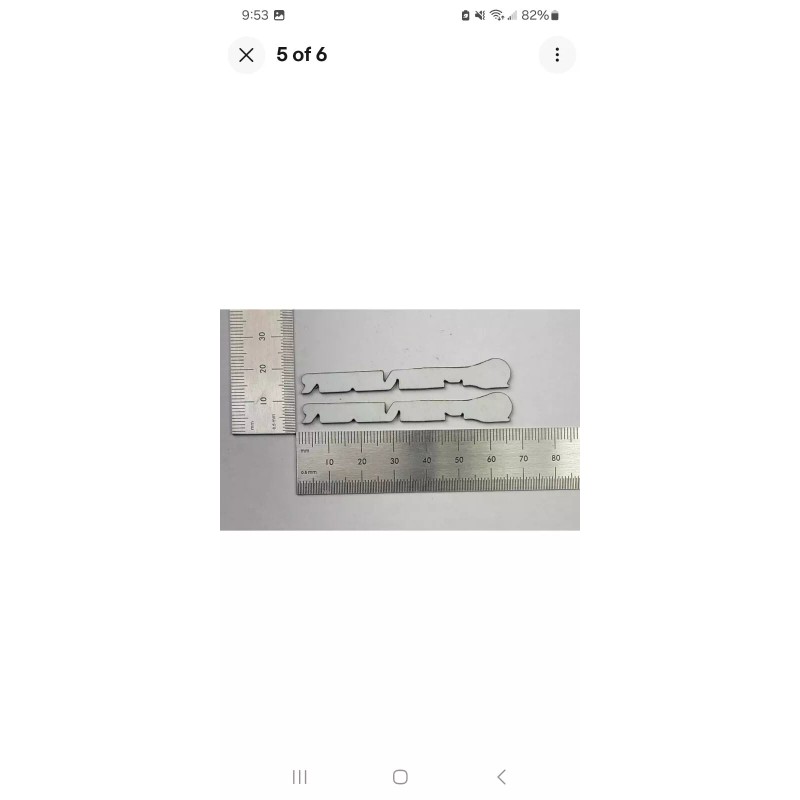 Pioneer Speaker Badge Emblem Logo Pair Custom Made - Brushed