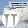 Zreneyfex 2 Pack Heavy Duty Marine Grade T Hinges (6''