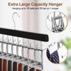 TOPIA HANGER 2 Pack 2 in 1 Belt Tie Hanger