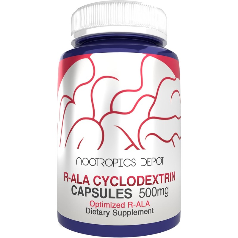 Nootropics Depot- Comprimidos complejos de ciclodextrina RALA 500 mg Ácido