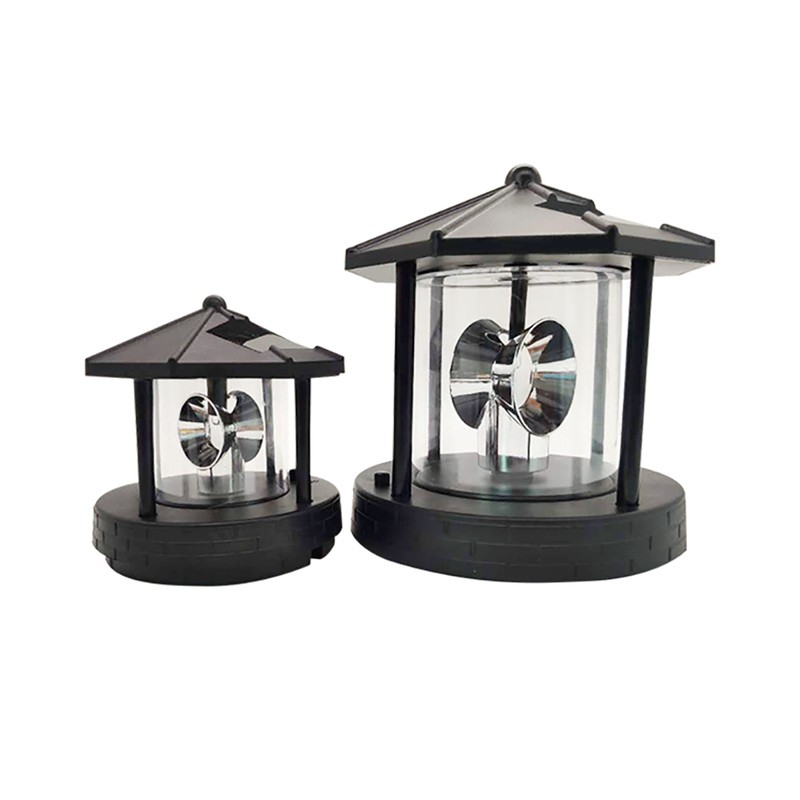 Led Rotating Lighthouse Beacon Lamp Rotating Outdoor Decorative Lamp Energy