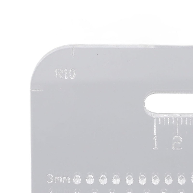 Leather Stitching Punch Aid Plate Multi Functional 4 mm Thick