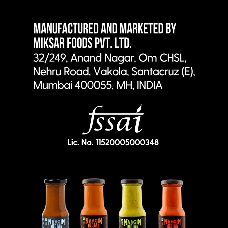 NAAGIN Indian Hot Sauce Combo (Original x 1, Kantha x