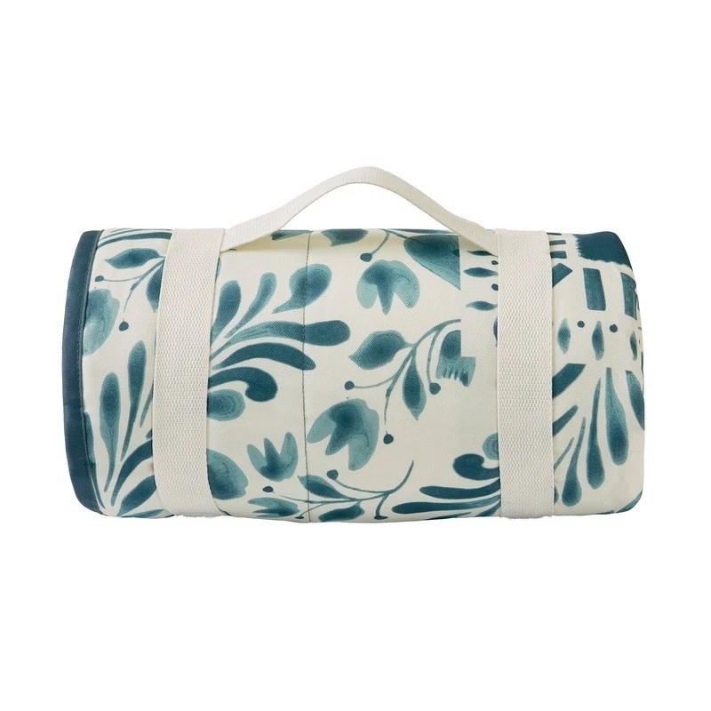 Unbranded Reversible Picnic Blanket Water Repellent Lightweight Outdoor Mat Carry