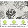 Artoid Mode Flowers Grey Dahlia Summer Table Linen, Seasonal Kitchen