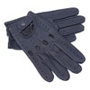 Leather Gloves for Men (Elephant Grey, Large)