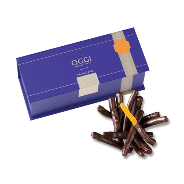 OGGI Orange Peel 4.9 oz (140 g) Thick Chocolate Dry Orange Reward Christmas Valentine's Day Gift Sweets