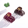Large Claw Clips for Thick Hair 2 Pcs, 3.66 Inch